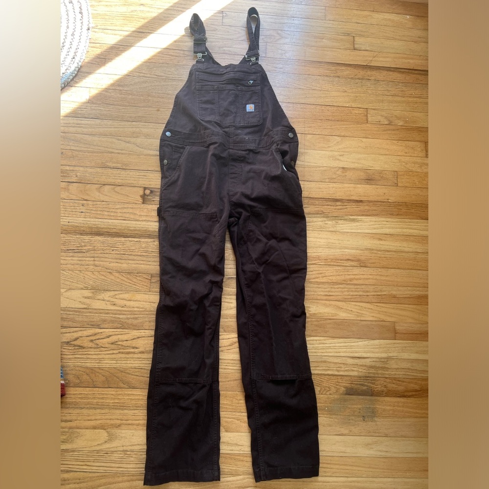 Carhartt Brown Loose Overalls